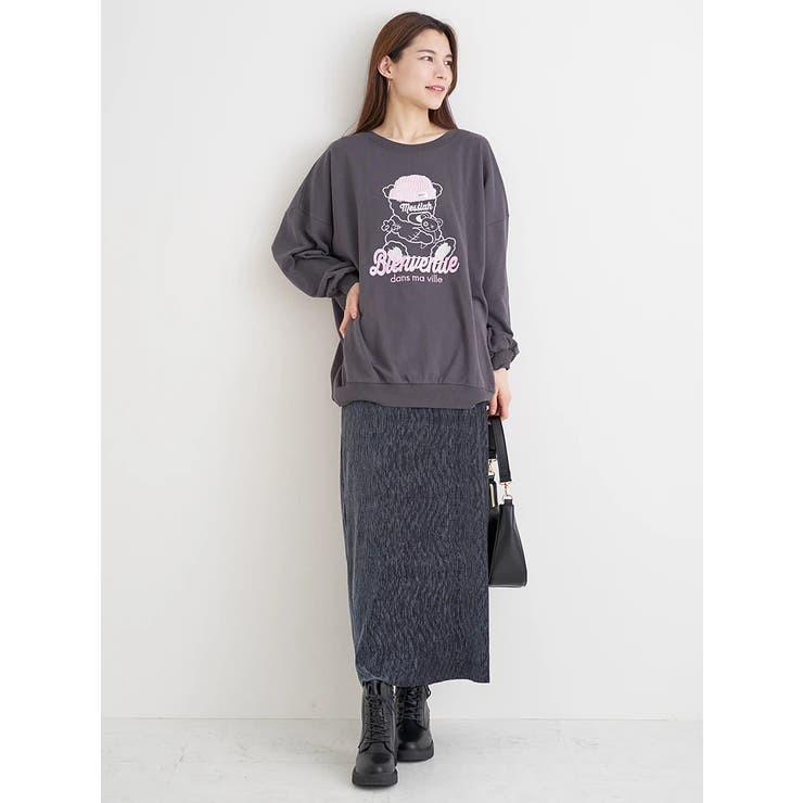 ニット帽くま刺繍裏毛プルオーバー | Re-J＆SUPURE | 詳細画像7 