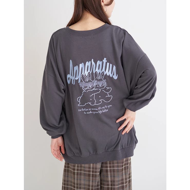 BACKウサギ刺繍プルオーバー | Re-J＆SUPURE | 詳細画像17 