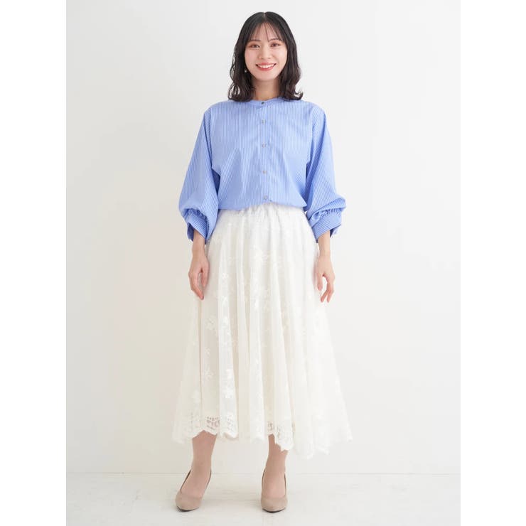 フラワーレースサーキュラースカート | Re-J＆SUPURE | 詳細画像21 