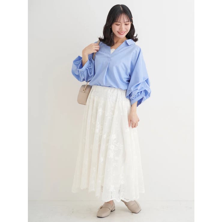 フラワーレースサーキュラースカート | Re-J＆SUPURE | 詳細画像25 