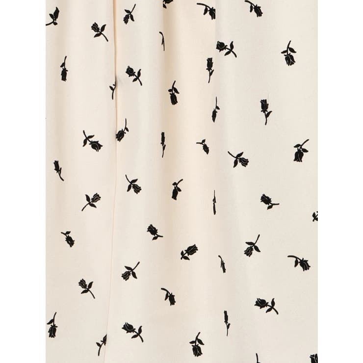 フロッキープリントミディスカート（花柄・ドット柄） | Re-J＆SUPURE | 詳細画像39 