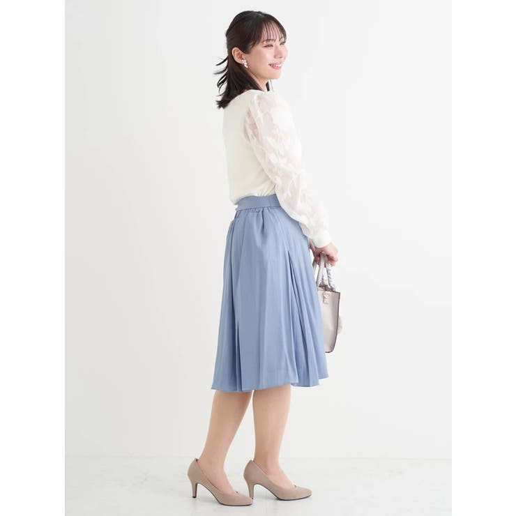 ウエストリボンシャンブレースカート | Re-J＆SUPURE | 詳細画像9 