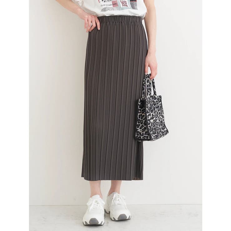 濃グレー | プリーツナロースカート | Re-J＆SUPURE
