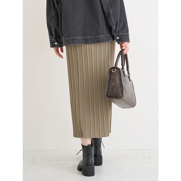プリーツナロースカート | Re-J＆SUPURE | 詳細画像4 