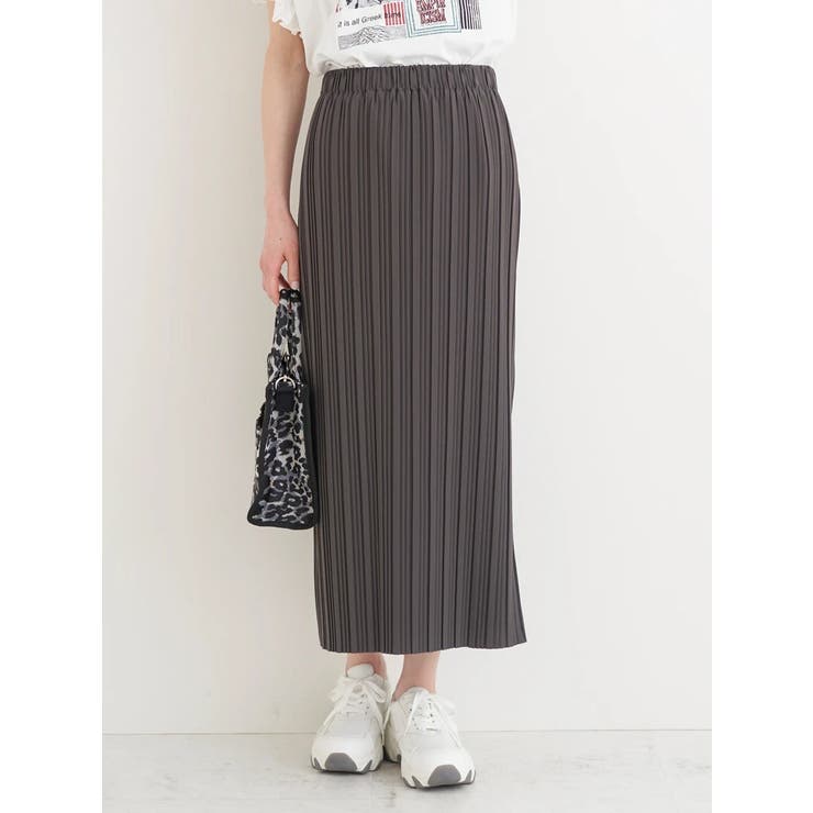 プリーツナロースカート | Re-J＆SUPURE | 詳細画像13 