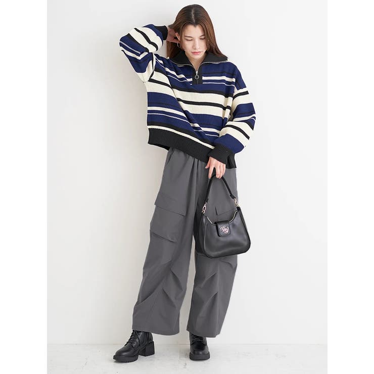 カーゴカーブワイドパンツ | Re-J＆SUPURE | 詳細画像3 