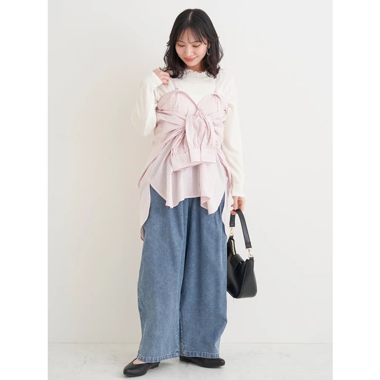 デニムイージーワイドパンツ | Re-J＆SUPURE | 詳細画像7 