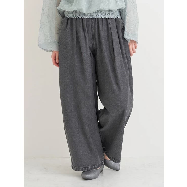 デニムイージーワイドパンツ | Re-J＆SUPURE | 詳細画像10 