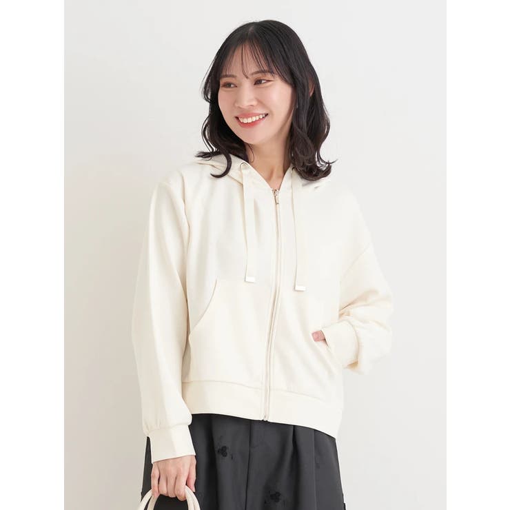 スフレタッチダンボール短丈パーカー | Re-J＆SUPURE | 詳細画像8 