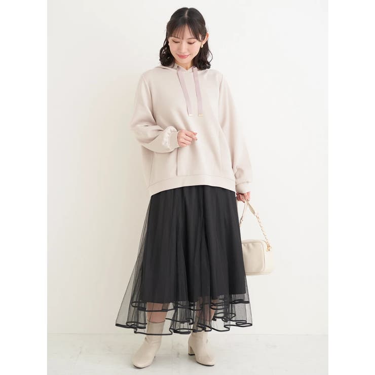 裾タックプルパーカー | Re-J＆SUPURE | 詳細画像9 