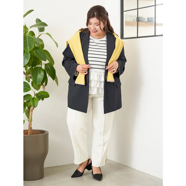 【Sasaki Mikiコラボ】裾スリットパールテーパードパンツ | Re-J＆SUPURE | 詳細画像37 