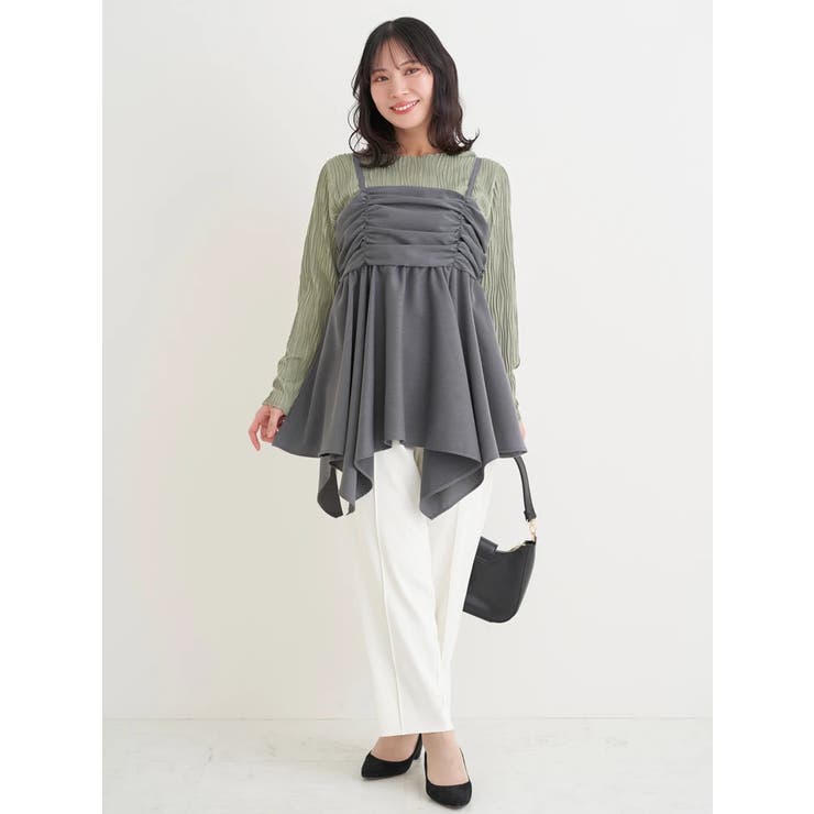 【Sasaki Mikiコラボ】裾スリットパールテーパードパンツ | Re-J＆SUPURE | 詳細画像50 