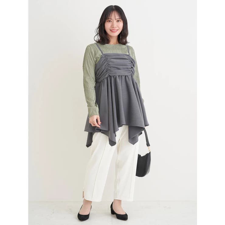 【Sasaki Mikiコラボ】裾スリットパールテーパードパンツ | Re-J＆SUPURE | 詳細画像51 