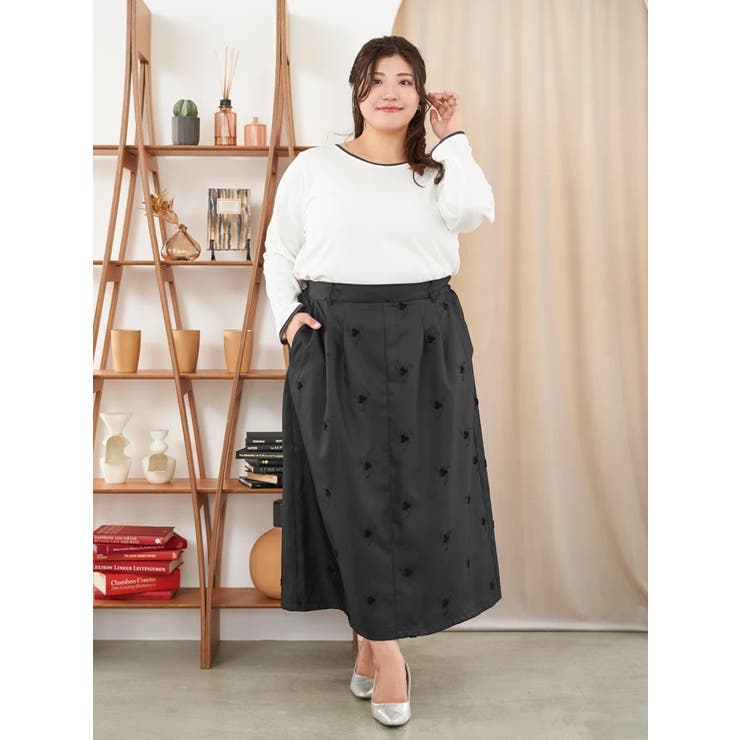 【Sasaki Mikiコラボ】フラワー刺繍ナロースカート | Re-J＆SUPURE | 詳細画像46 