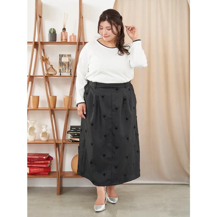 【Sasaki Mikiコラボ】フラワー刺繍ナロースカート | Re-J＆SUPURE | 詳細画像47 