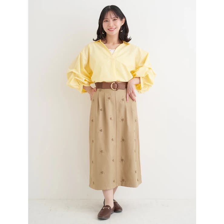 【Sasaki Mikiコラボ】フラワー刺繍ナロースカート | Re-J＆SUPURE | 詳細画像55 