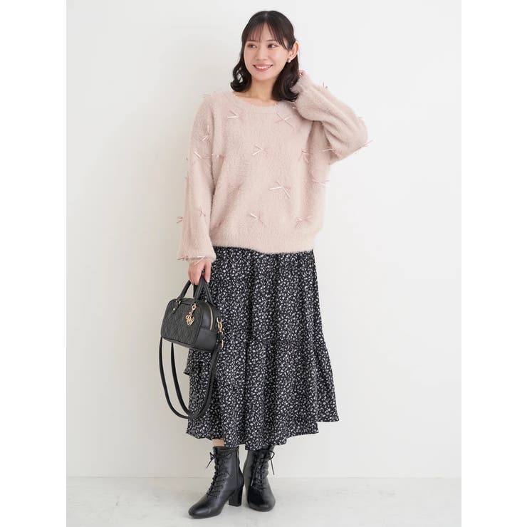 花柄アシメティアードスカート | Re-J＆SUPURE | 詳細画像14 