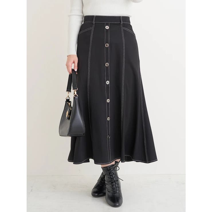 フロントボタンマーメイドスカート | Re-J＆SUPURE | 詳細画像1 