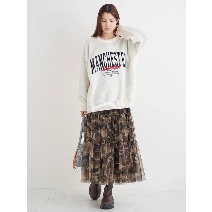 チュールティアードスカート（レオパード柄・迷彩柄） | Re-J＆SUPURE | 詳細画像24 