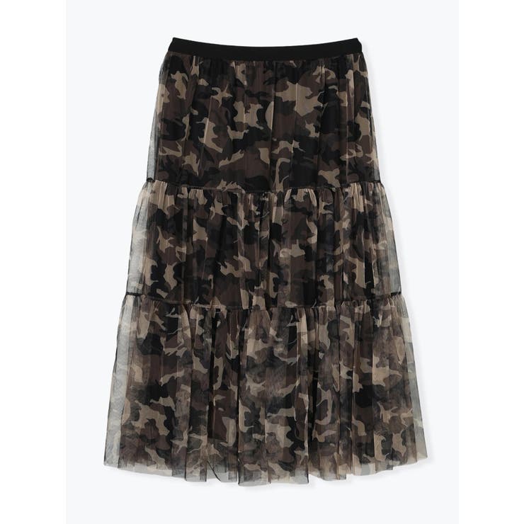 チュールティアードスカート（レオパード柄・迷彩柄） | Re-J＆SUPURE | 詳細画像25 