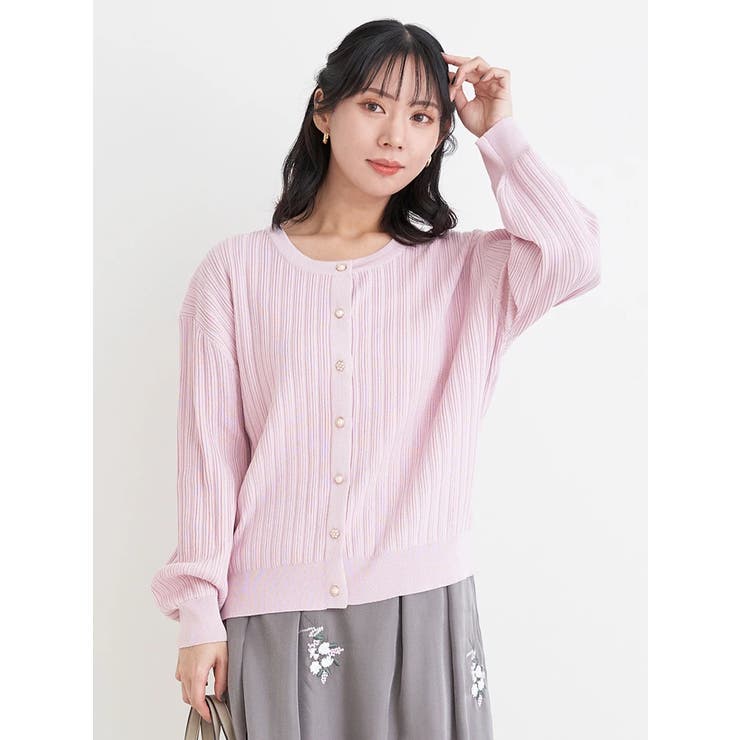 マルチパールボタンニットカーディガン | Re-J＆SUPURE | 詳細画像1 