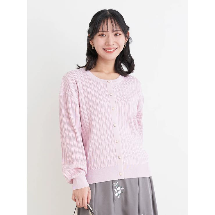マルチパールボタンニットカーディガン | Re-J＆SUPURE | 詳細画像2 