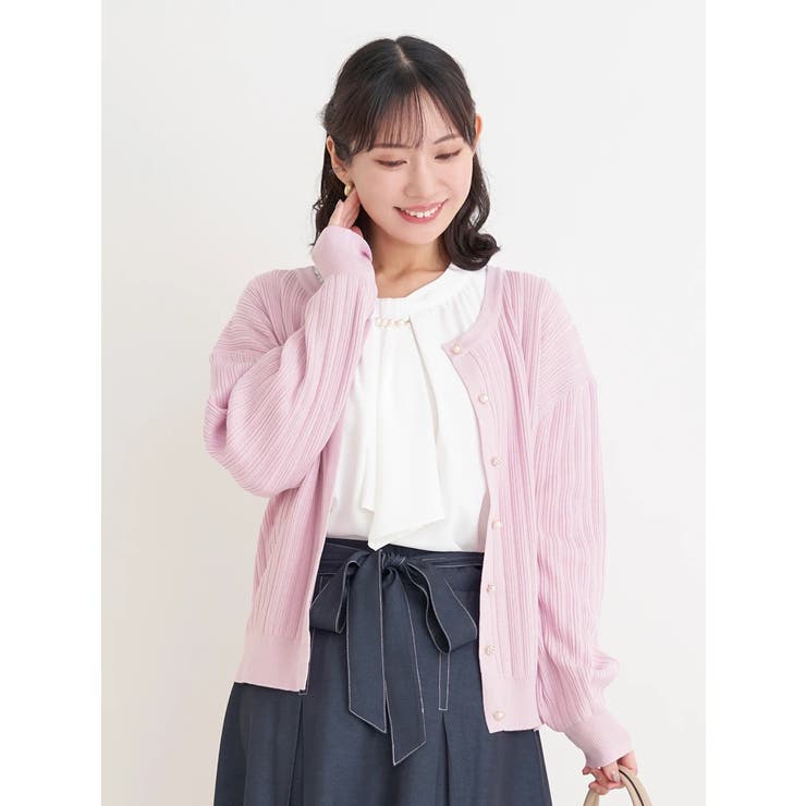 マルチパールボタンニットカーディガン | Re-J＆SUPURE | 詳細画像7 