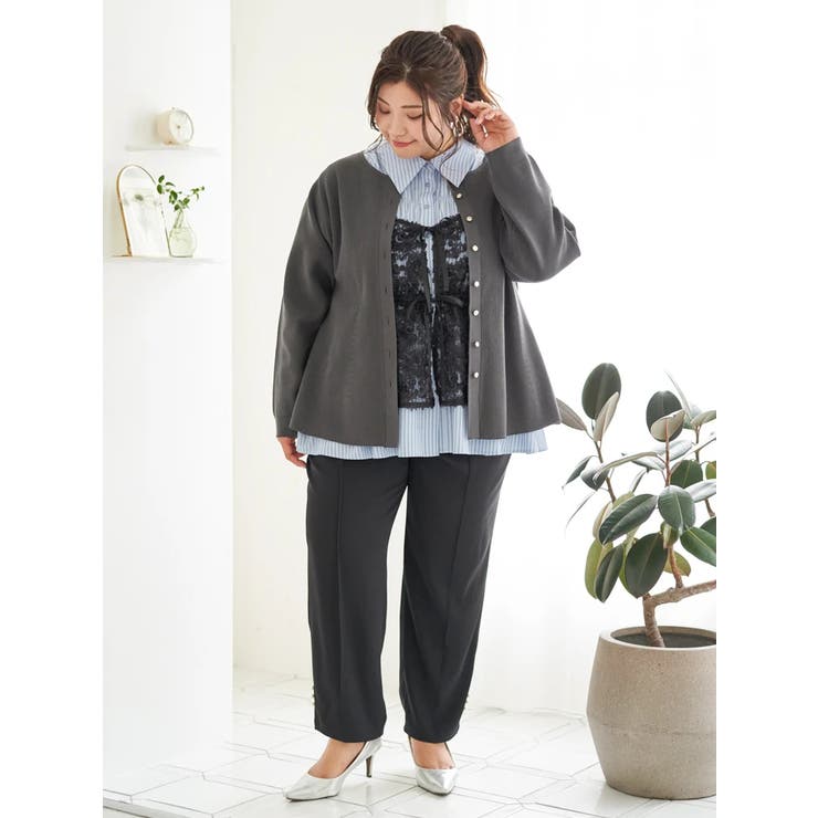 【Sasaki Mikiコラボ】ストライプシャーリングブラウス | Re-J＆SUPURE | 詳細画像29 