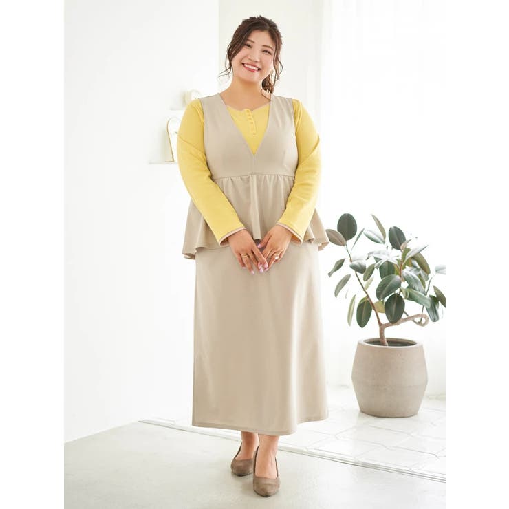 【Sasaki Mikiコラボ】ペプラムジャンパースカート | Re-J＆SUPURE | 詳細画像2 