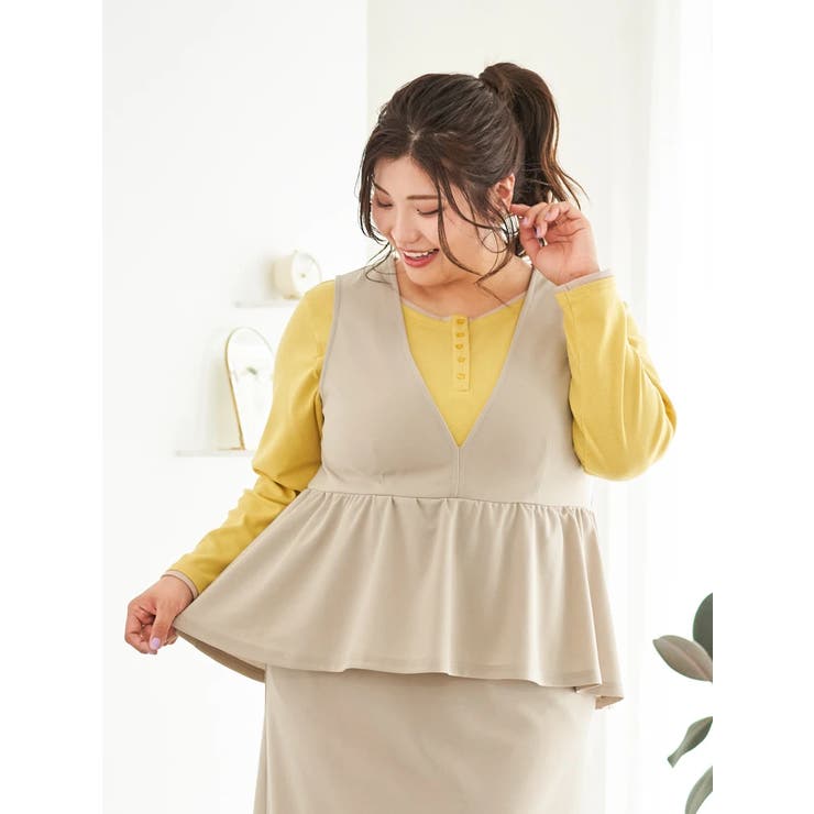 【Sasaki Mikiコラボ】ペプラムジャンパースカート | Re-J＆SUPURE | 詳細画像6 