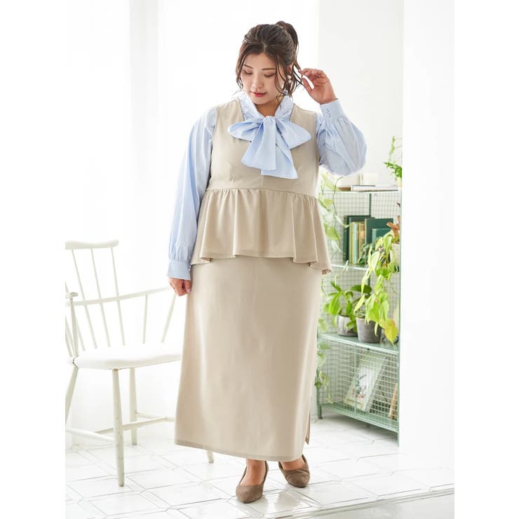 【Sasaki Mikiコラボ】ペプラムジャンパースカート | Re-J＆SUPURE | 詳細画像7 