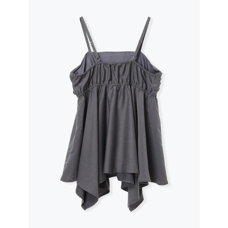 【WEB限定】シャーリングヘムキャミソール（無地・チェック柄） | Re-J＆SUPURE | 詳細画像23 