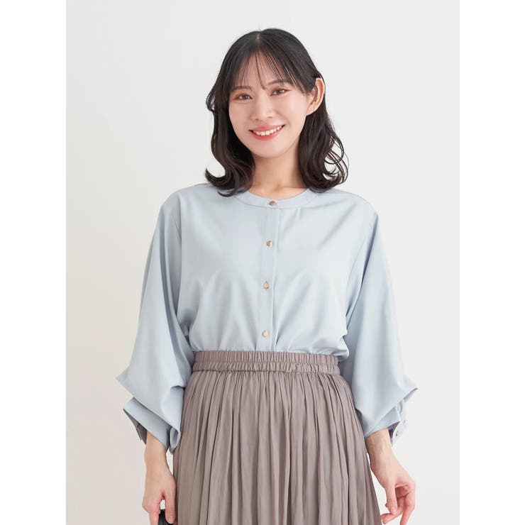 [2WAYスリーブ]ノーカラーシャツ | Re-J＆SUPURE | 詳細画像11 