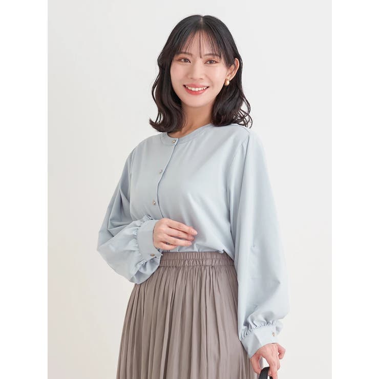 [2WAYスリーブ]ノーカラーシャツ | Re-J＆SUPURE | 詳細画像13 