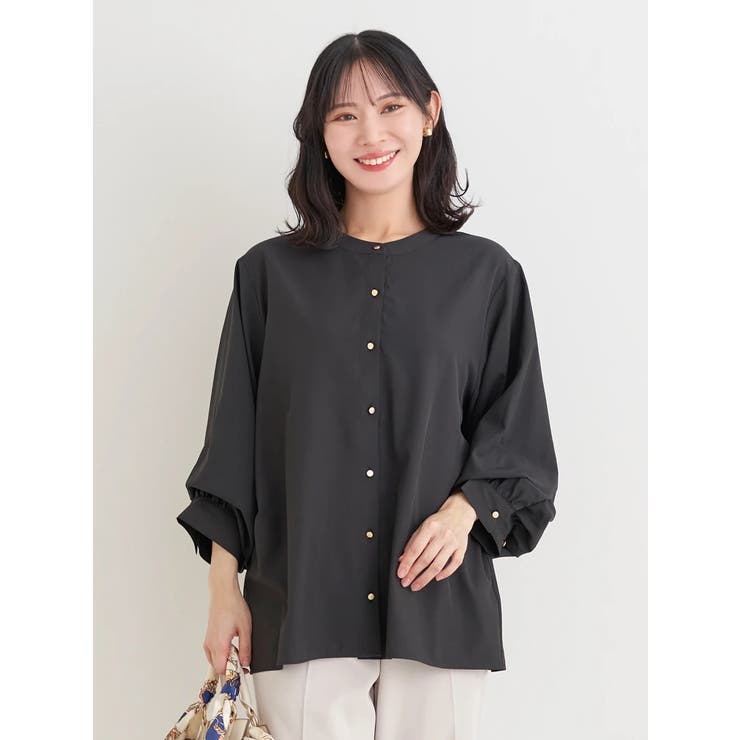 [2WAYスリーブ]ノーカラーシャツ | Re-J＆SUPURE | 詳細画像21 