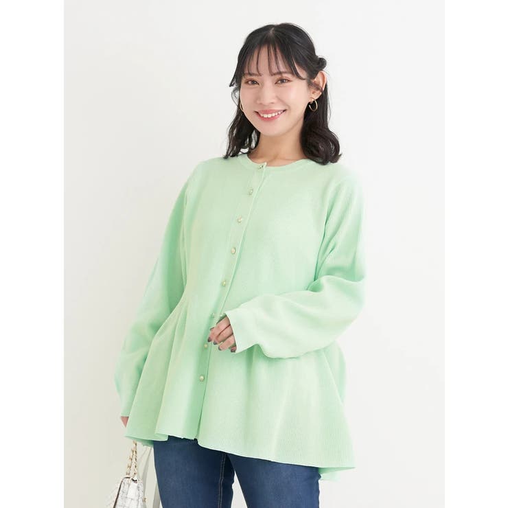 【Sasaki Mikiコラボ】ペプラムスポンディッシュニットカーディガン | Re-J＆SUPURE | 詳細画像38 