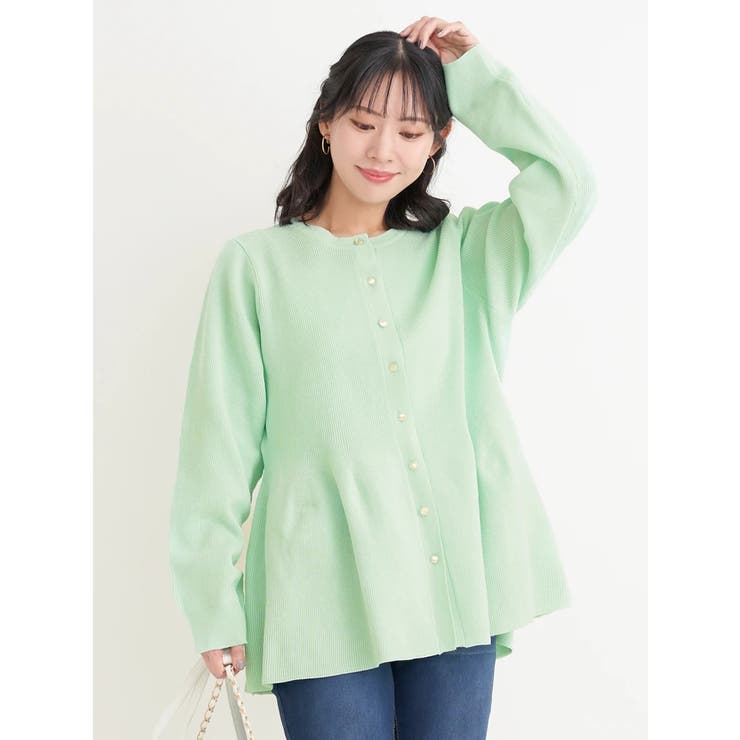 【Sasaki Mikiコラボ】ペプラムスポンディッシュニットカーディガン | Re-J＆SUPURE | 詳細画像39 