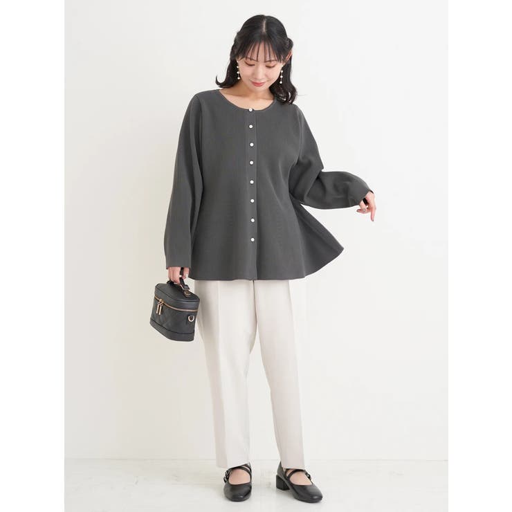 【Sasaki Mikiコラボ】ペプラムスポンディッシュニットカーディガン | Re-J＆SUPURE | 詳細画像47 