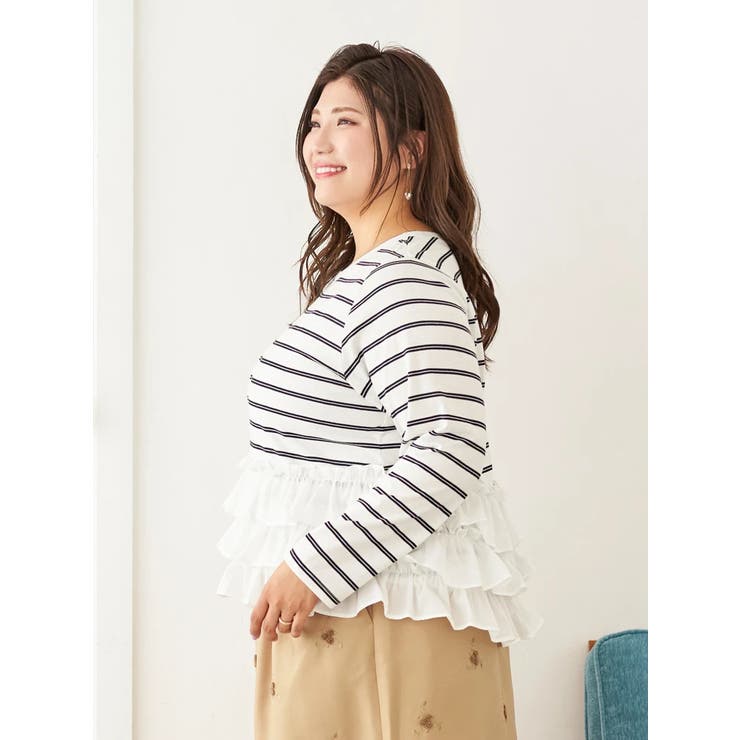 【Sasaki Mikiコラボ】3段フリルトップス | Re-J＆SUPURE | 詳細画像3 