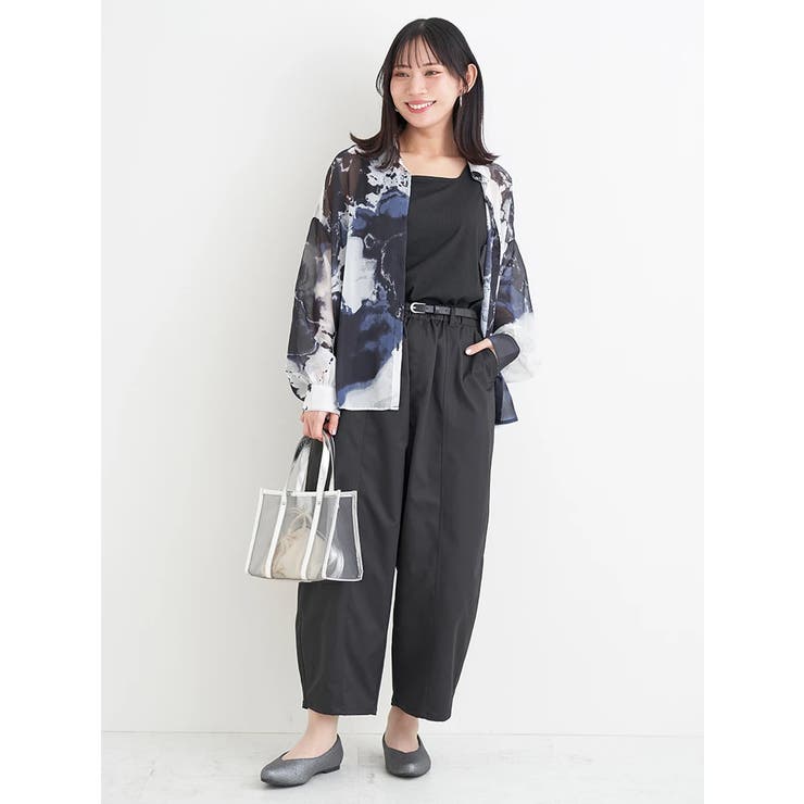 [SET]ぼかし柄シアーシャツ×タンクトップ | Re-J＆SUPURE | 詳細画像12 