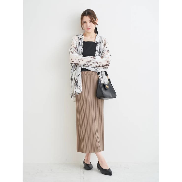 [SET]ぼかし柄シアーシャツ×タンクトップ | Re-J＆SUPURE | 詳細画像23 