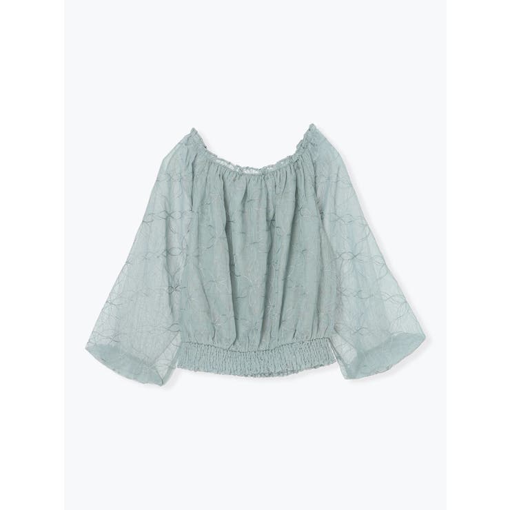 【WEB限定】フラワーラメ刺繍オフショルブラウス | Re-J＆SUPURE | 詳細画像29 