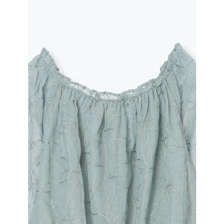 【WEB限定】フラワーラメ刺繍オフショルブラウス | Re-J＆SUPURE | 詳細画像33 