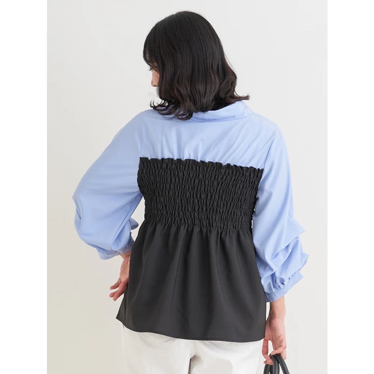 シャツドッキングトップス(無地/ストライプ柄/チェック柄) | Re-J＆SUPURE | 詳細画像18 