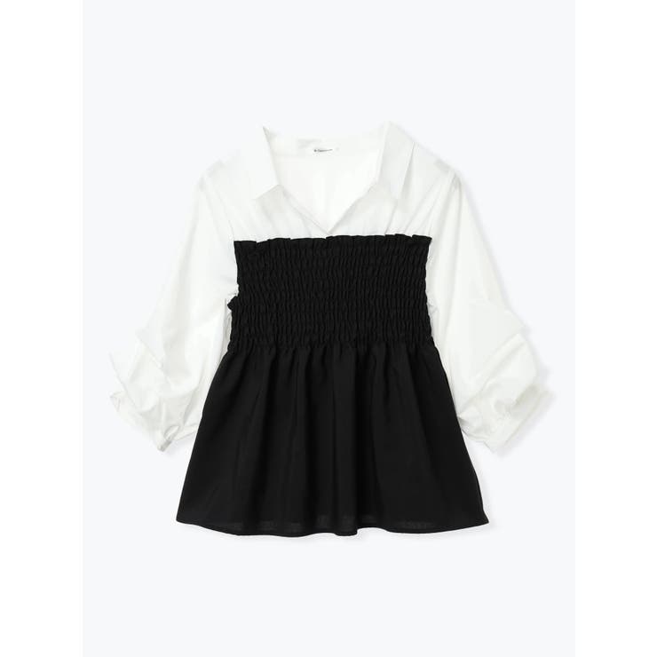 シャツドッキングトップス(無地/ストライプ柄/チェック柄) | Re-J＆SUPURE | 詳細画像37 