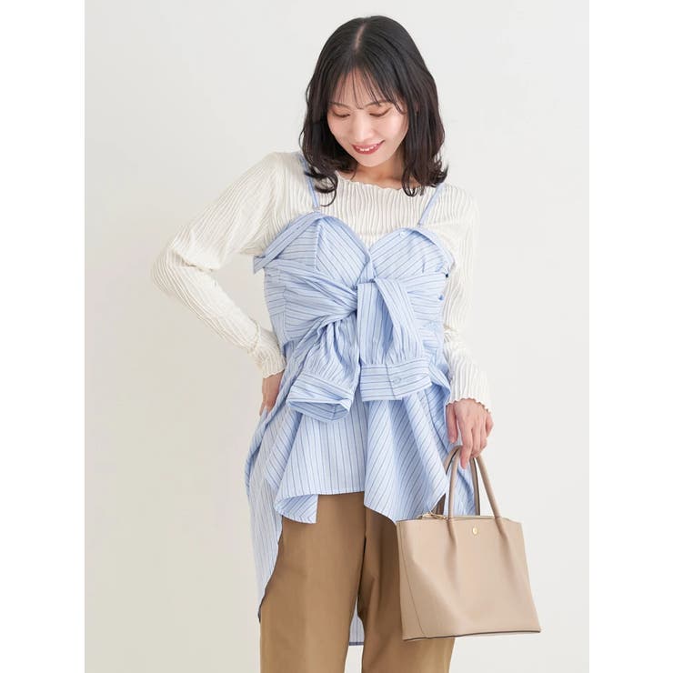 シアーストライプ2WAYシャツ | Re-J＆SUPURE | 詳細画像25 