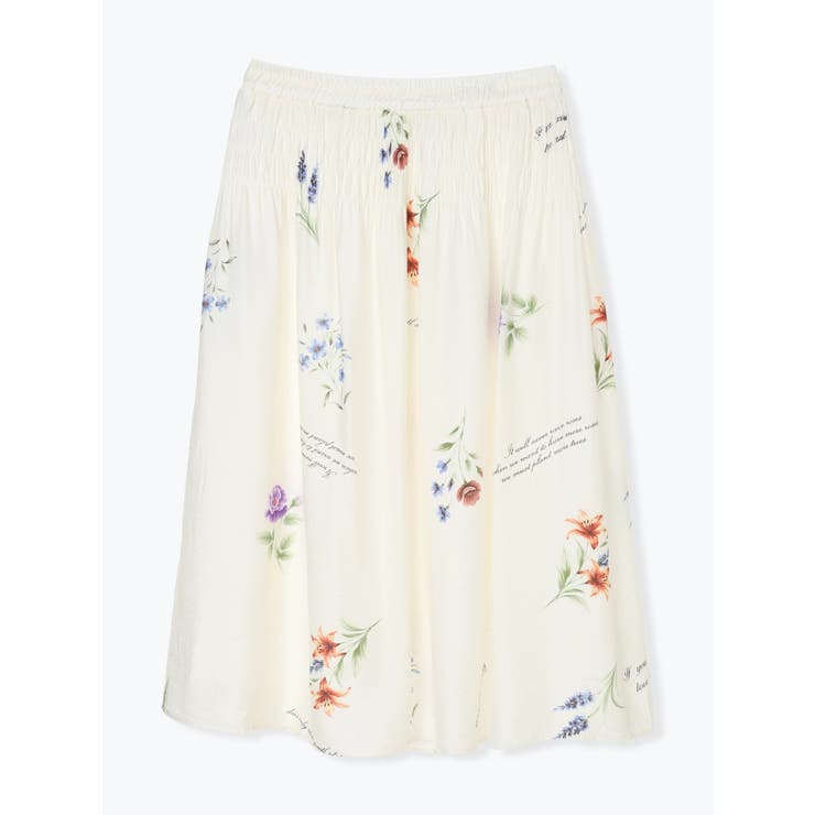 花柄プリントフレアスカート | Re-J＆SUPURE | 詳細画像2 