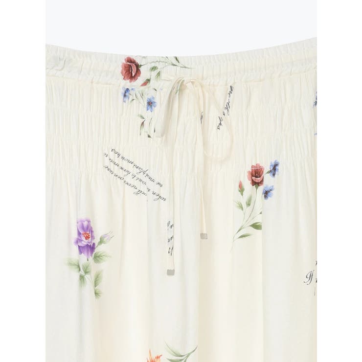 花柄プリントフレアスカート | Re-J＆SUPURE | 詳細画像3 