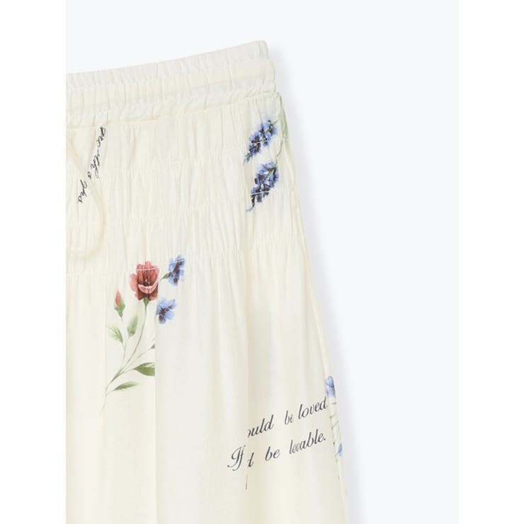 花柄プリントフレアスカート | Re-J＆SUPURE | 詳細画像4 