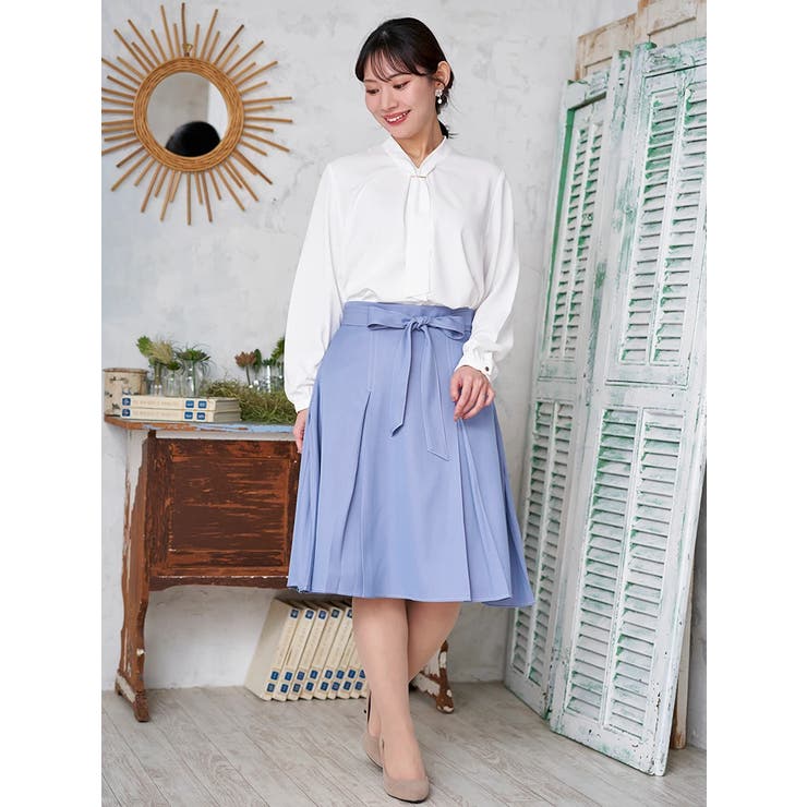 【正解ブラウス】 バー付きボウタイブラウス | Re-J＆SUPURE | 詳細画像16 